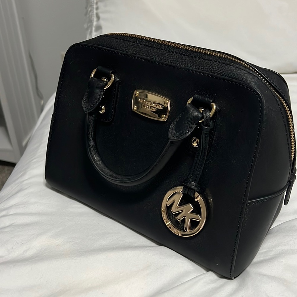 Michael Kors Small Saffiano Satchel